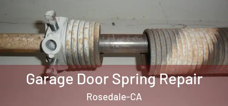  Garage Door Spring Repair Rosedale-CA