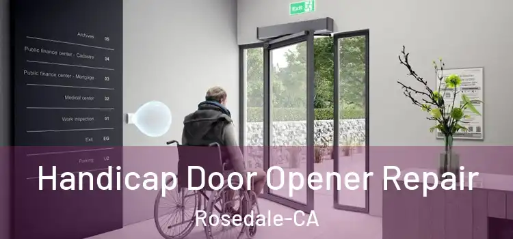  Handicap Door Opener Repair Rosedale-CA
